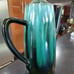 Blue Mountain Pottery Canada Green and Black Coffee Pot Teapot