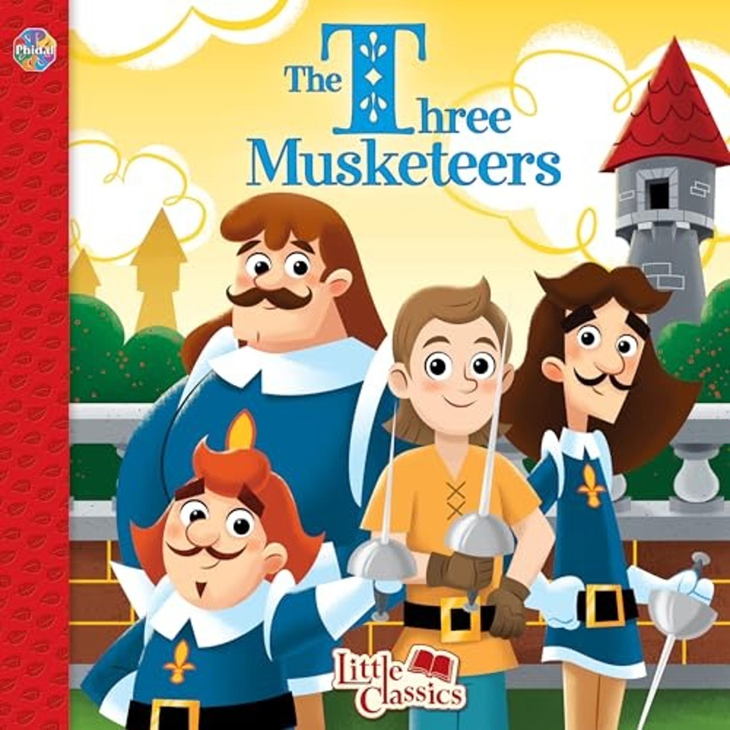 Lot of 2 Little Classics Books for Children: The Three Musketeers, King Midas