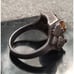 Vintage Sterling silver Citrine grape leaf ring size 11