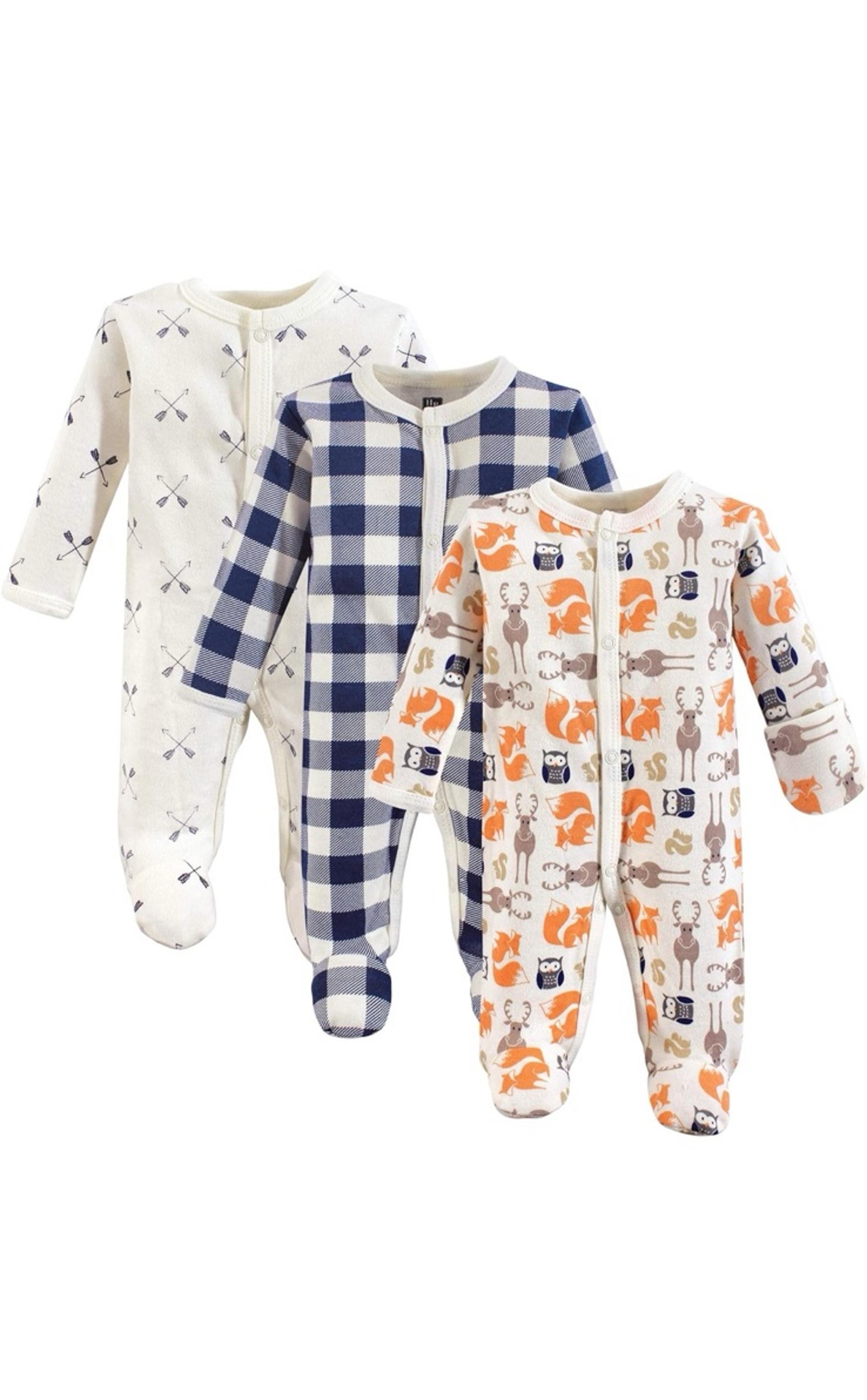 Hudson Baby Baby Girls' Cotton Preemie Sleep and Play