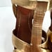MIU MIU Shoes Womens 39 Gold Brushed Metal Leather Cork Platform Heeled Sandal