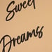 Sweet Dreams Metal Sign Wall Art Decor - 35 X8 Black Modern Sweet Dream