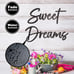 Sweet Dreams Metal Sign Wall Art Decor - 35 X8 Black Modern Sweet Dream