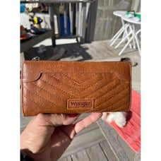New Brown Minimalist Wallet for Women Travel Credit Card Case & Money Organizer