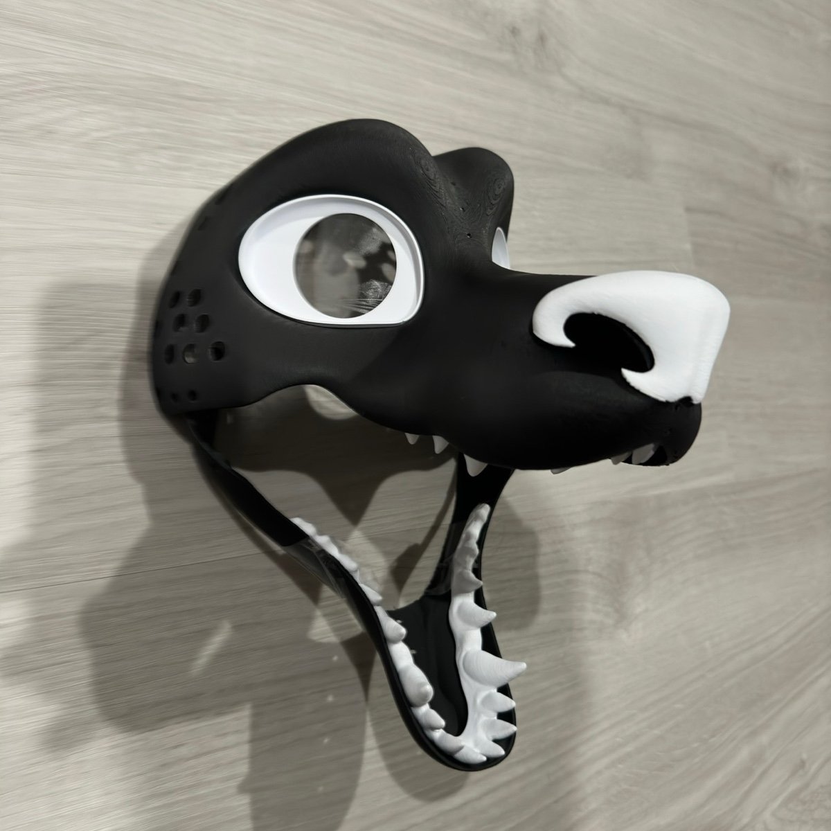 Noodle Dragon Fursuit Headbase - 3D Printed