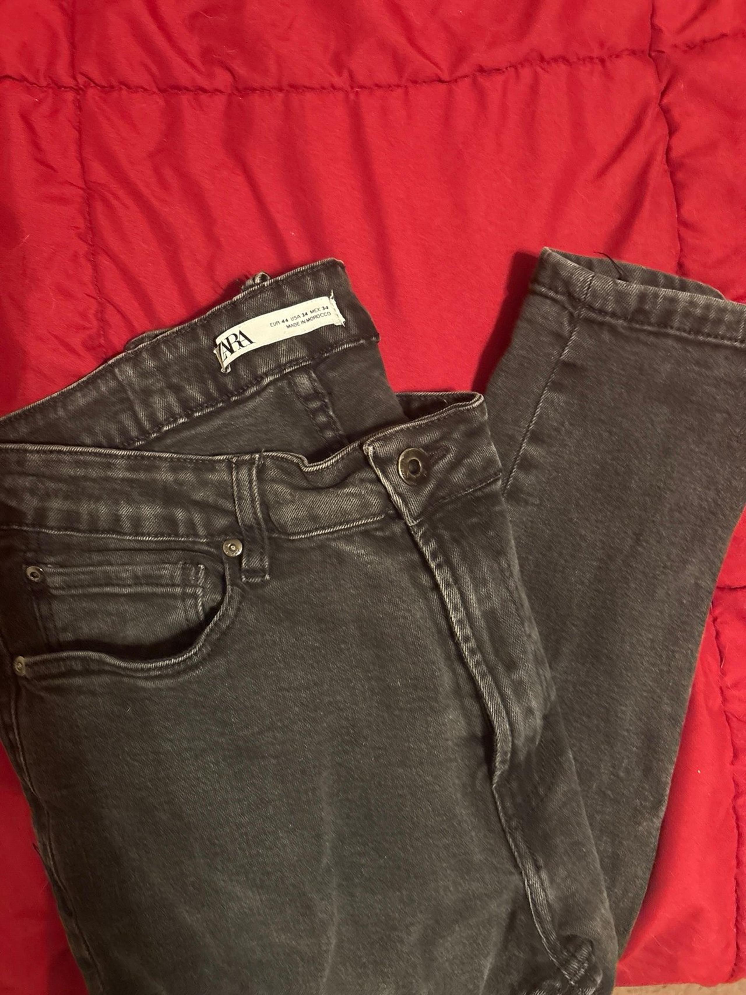 Zara Men's Grey Skinny Jeans size 34 2 pairs