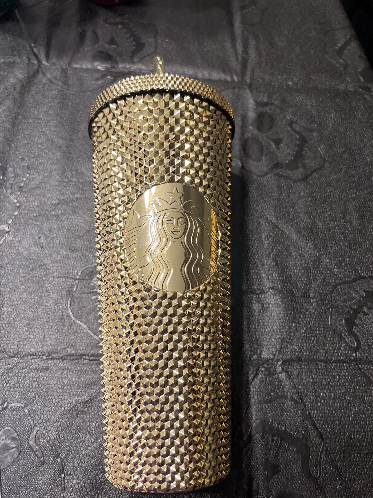 New 2022 Christmas Gold Bling Studded Tumbler