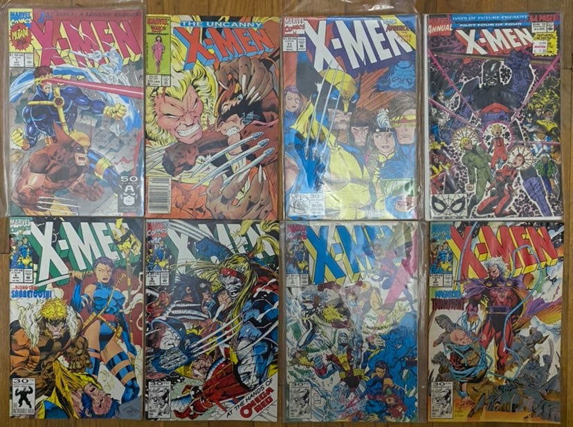 X-men comic lot of 8