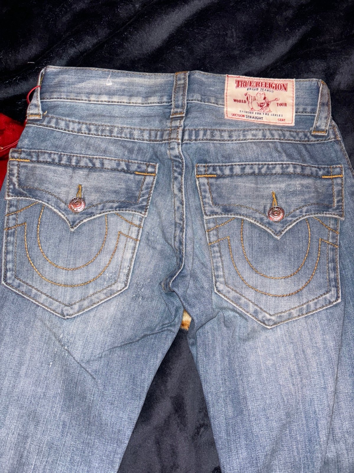 True Religion Ricky Straight Distressed Jean