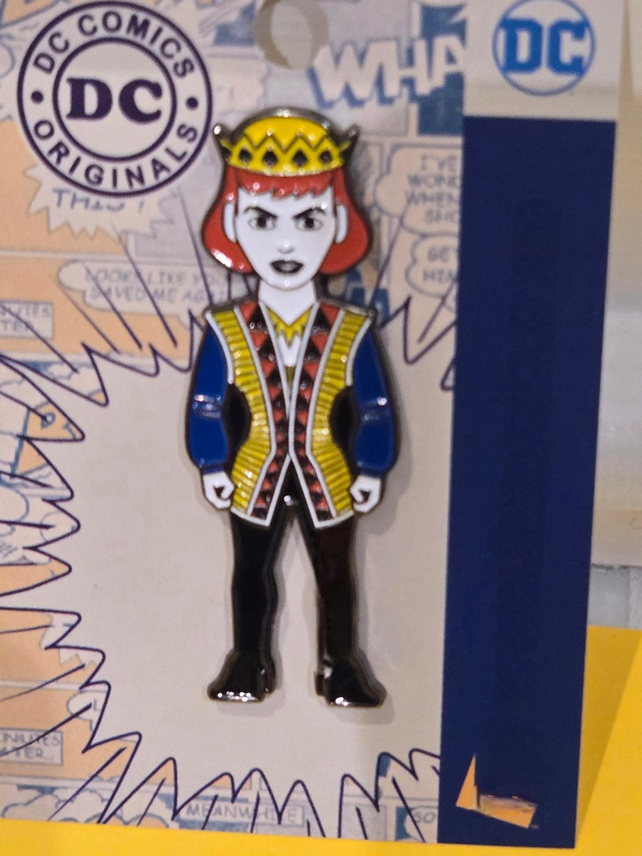 DC Comics Classic Queen Royal Flush Gang Member Enamel Metal Pin