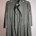 Chico's Stylish Trench Coat with Gold Accents - Green