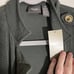 Chico's Stylish Trench Coat with Gold Accents - Green