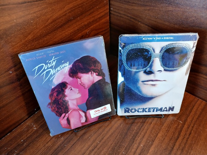 Dirty Dancing + Rocketman Steelbooks (Blu-ray - No Digital)-Free Box Shipping