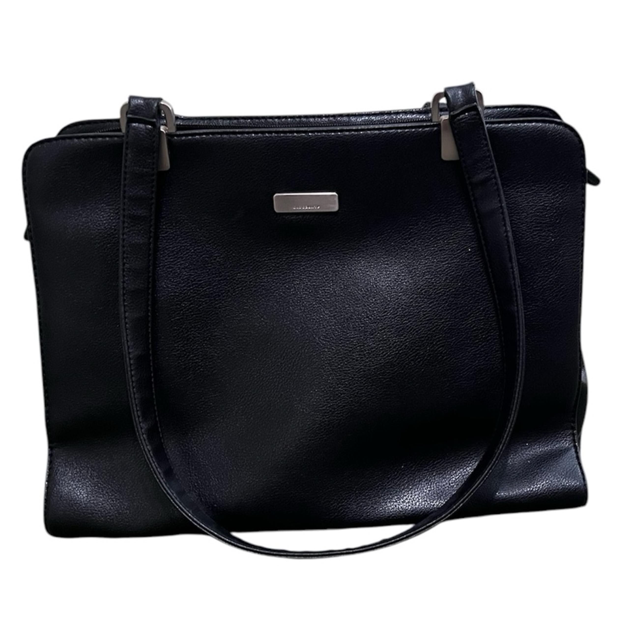 Liz Claiborne Black Leather Purse Shoulder Bag