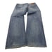 Diesel Jeans Straight Regular Blue Washed Denim Larkee Button Fly Mens 34x30