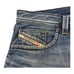 Diesel Jeans Straight Regular Blue Washed Denim Larkee Button Fly Mens 34x30