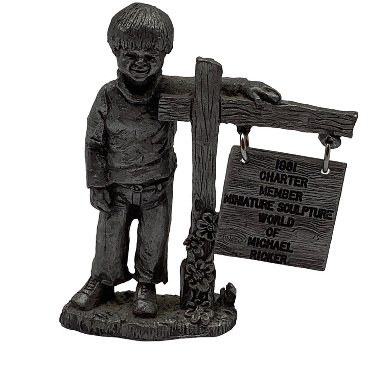 Michael Ritter 1981 Pewter Charter Member Figurine