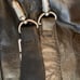 LIKE NEW CORVETTE LEATHER XL DUFFLE BAG, MEASURING 24”W x 10”H x 10”D