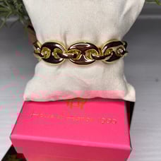 Bracelet house of Harlow gold link stretch bracelet
