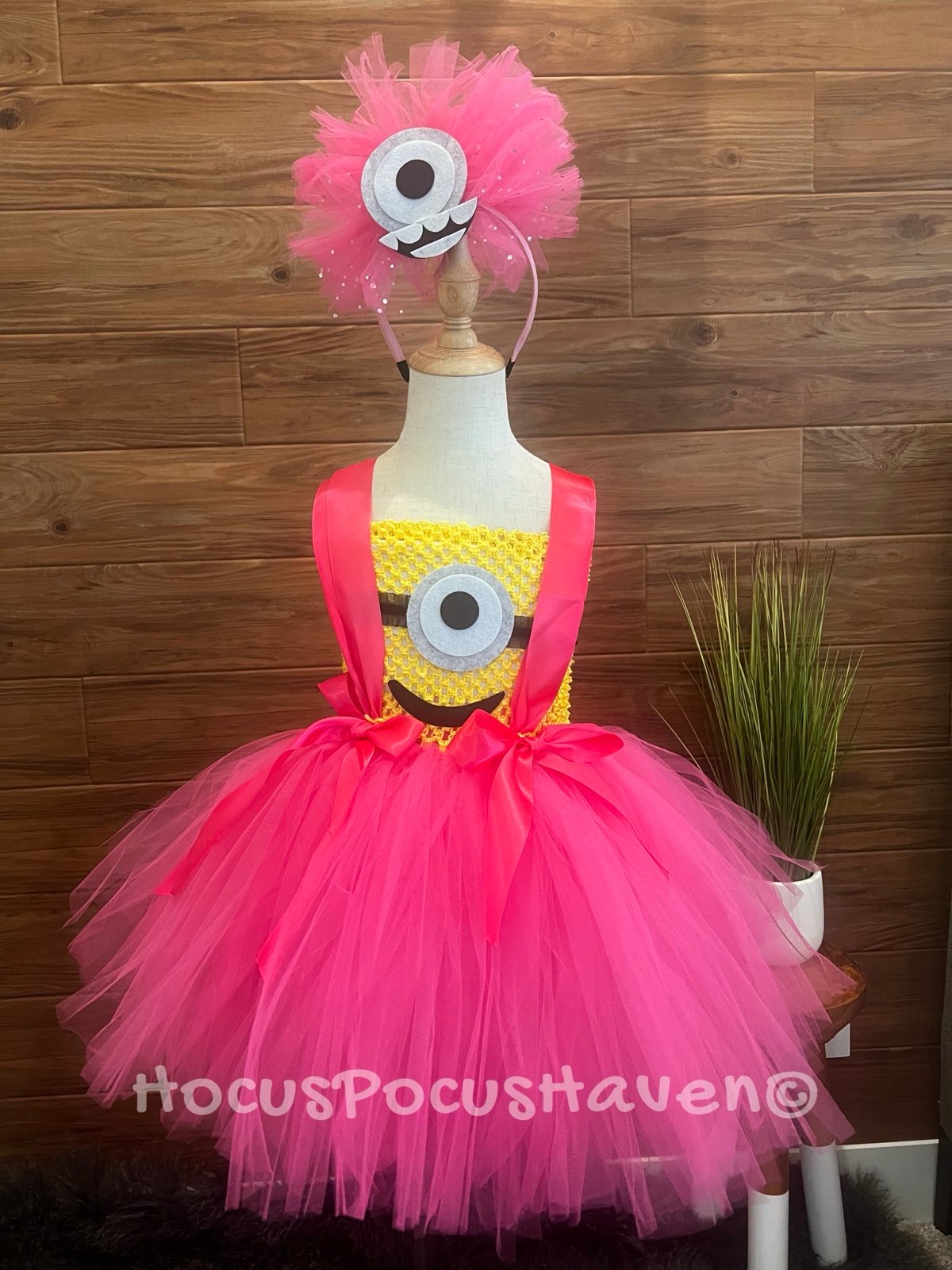 Minions Tutu Costume Girls Size 5/6