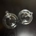Pair/Set of 2 Clear Glass 5.5 Beer Mug Tankard Style Glasses Applied Handle
