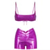NWT SKIMS METALLIC SWIM SET IN DRAGONFRUIT SIZE XS