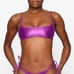 NWT SKIMS METALLIC SWIM SET IN DRAGONFRUIT SIZE XS