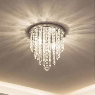 Mini Flush Mount Ceiling Chandelier