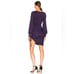 Susana Monaco Gathered Long Sleeve Ruched Mini Dress XS Black Jersey Stretch NEW