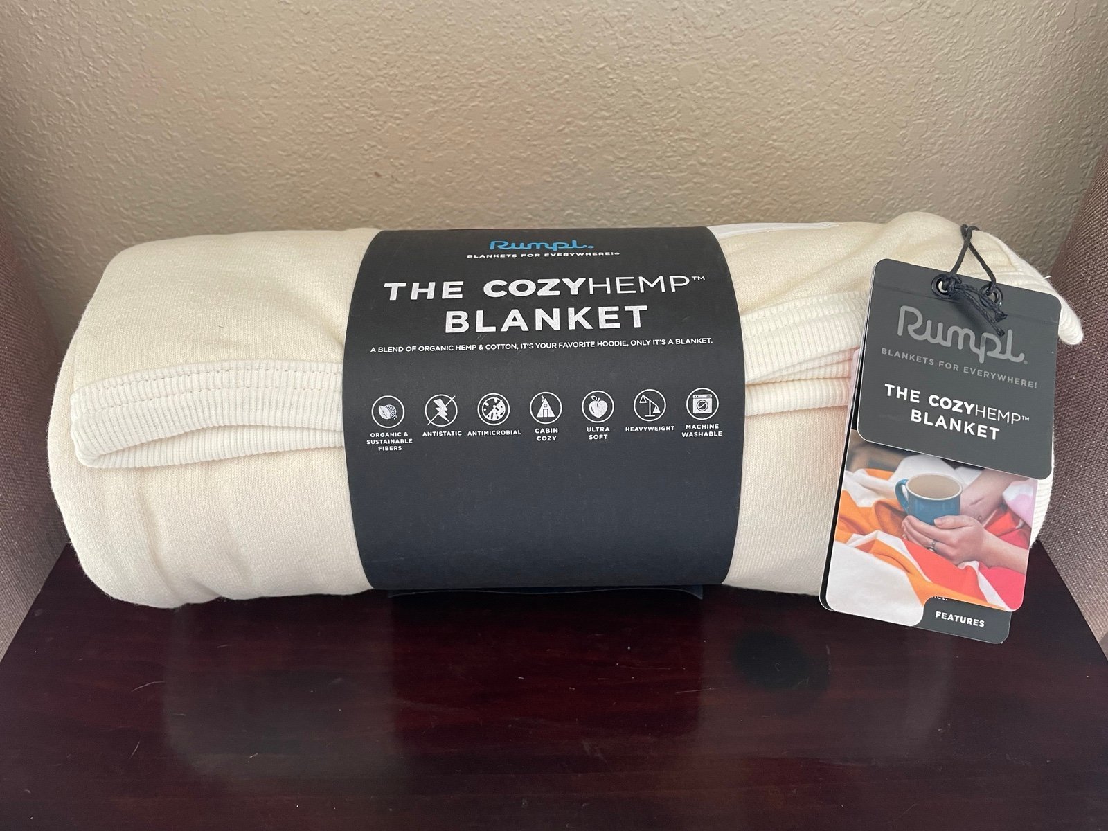New Rumpl Cozy Hemp Blanket