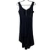 Royal Bones Daang Goodman High Low Sleeveless Black Dress Goth Punk Size M