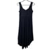 Royal Bones Daang Goodman High Low Sleeveless Black Dress Goth Punk Size M