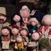 Handmade Christmas choir figurine dolls made in 1982