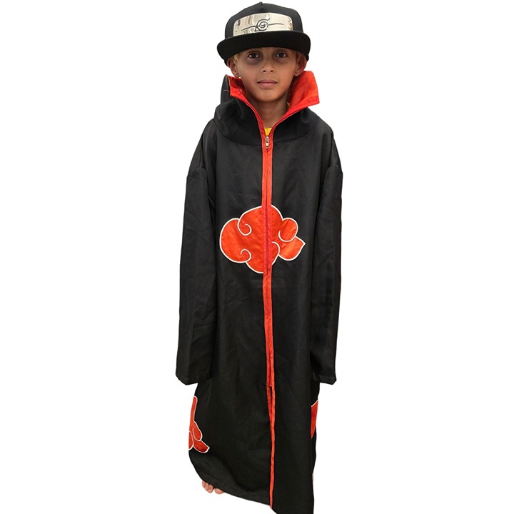 Naruto Akatsuki Cloak Costume Robe size small adults Halloween cosplay anime
