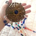 Crystal sun catcher boho inspired wind chime window hanging outdoor decor