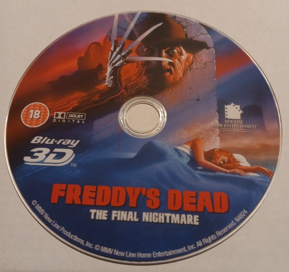 Freddy's Dead The Final Nightmare 3D Blu-ray