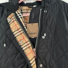 NWT Burberry Women’s Large Reversible Quilted Coat
