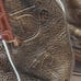 Ariat Mens Sz 10D/43 Western Boots Metallic Brown Croc embossed Leather 10008804