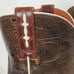 Ariat Mens Sz 10D/43 Western Boots Metallic Brown Croc embossed Leather 10008804