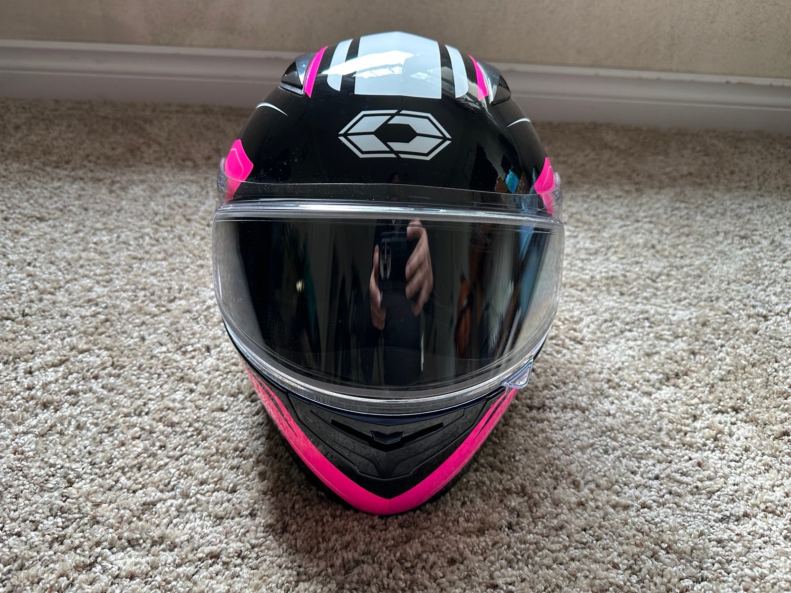 Castle Pink Snowmobile Helmet Size XL Women’s