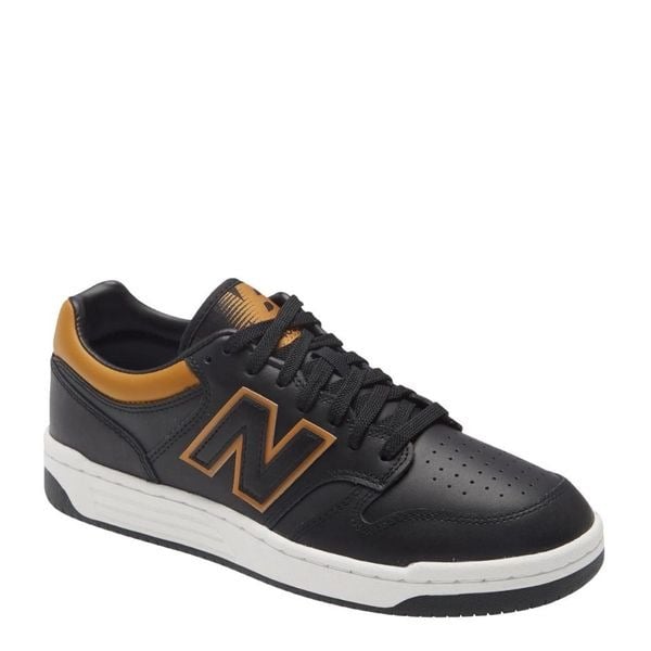 Men’s New Balance 480 Sneakers WorkMan Size 10 Black Yellow Gold Tan DEADSTOCK R
