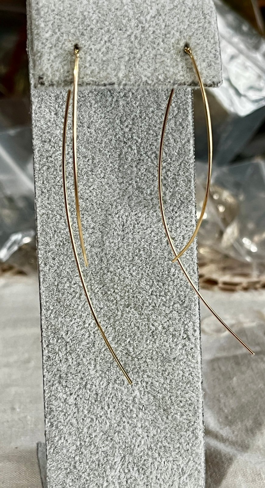 14k Gold Threader Earrings