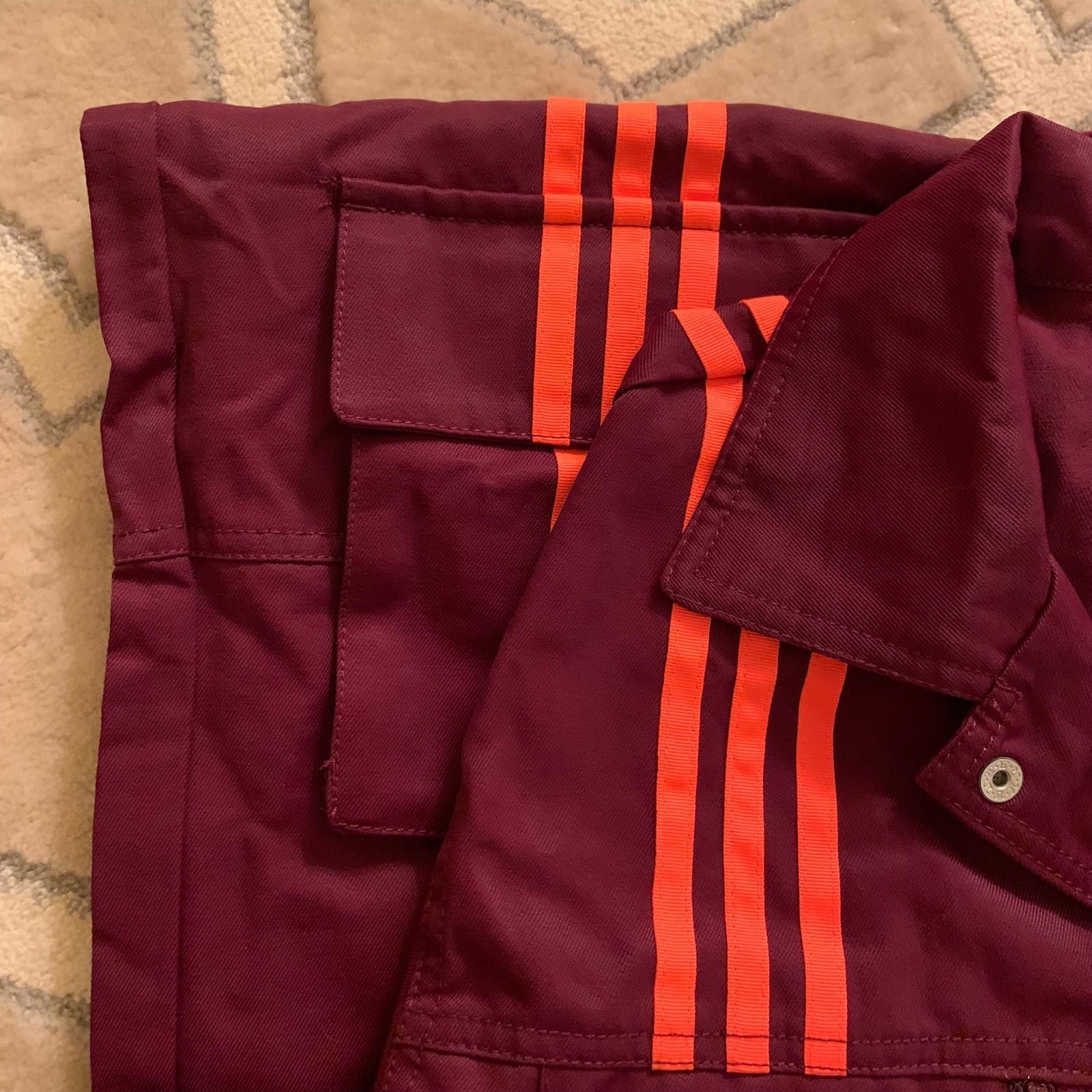NWT Adidas x Ivy Park Utility Striped Jumpsuit Size S