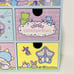 Sanrio Little Twin Stars house chest/organizer with drawers