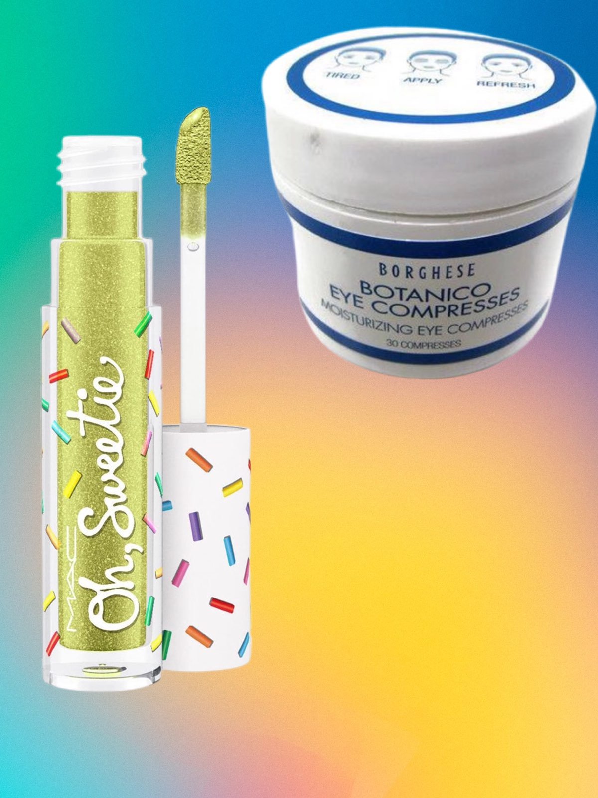 New Mac Oh Sweetie Lipcolour & Borghese Botanico Eye Compresses