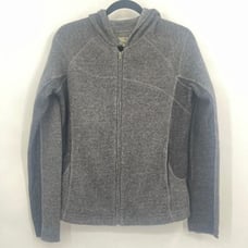 Mountain Hardware Charcoal Gray Safarin Full-Zip Hoodie Sweatshirt Size Large