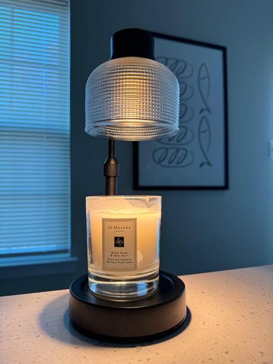 Candle Warmer Lamp with Timer: Adjustable Height Dimmable Candle Warmer
