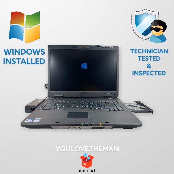 Acer Extensa 5230E Intel Celeron 900 2.20GHz 8GB 64Bit OS Windows 10 Laptop