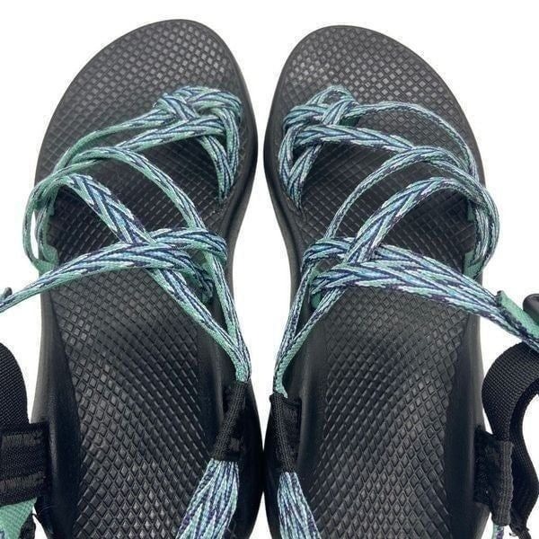 Chaco ZX/2 Classic Double Strap Sandals Teal Blue Womens