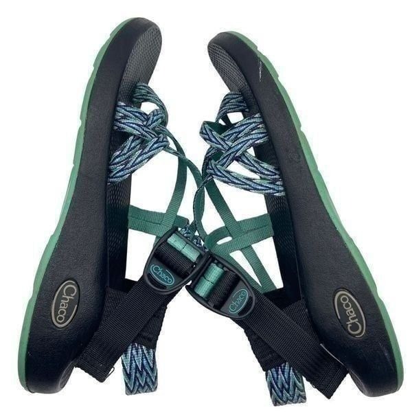 Chaco ZX/2 Classic Double Strap Sandals Teal Blue Womens